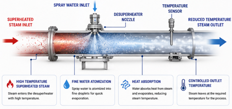 Industrial Steam Desuperheater Industrial Steam Desuperheater