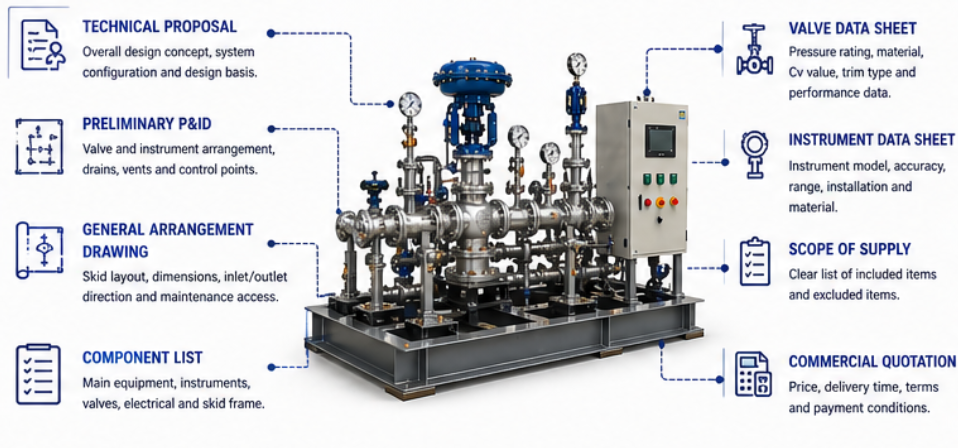 Steam Pressure Reducing System Documentation