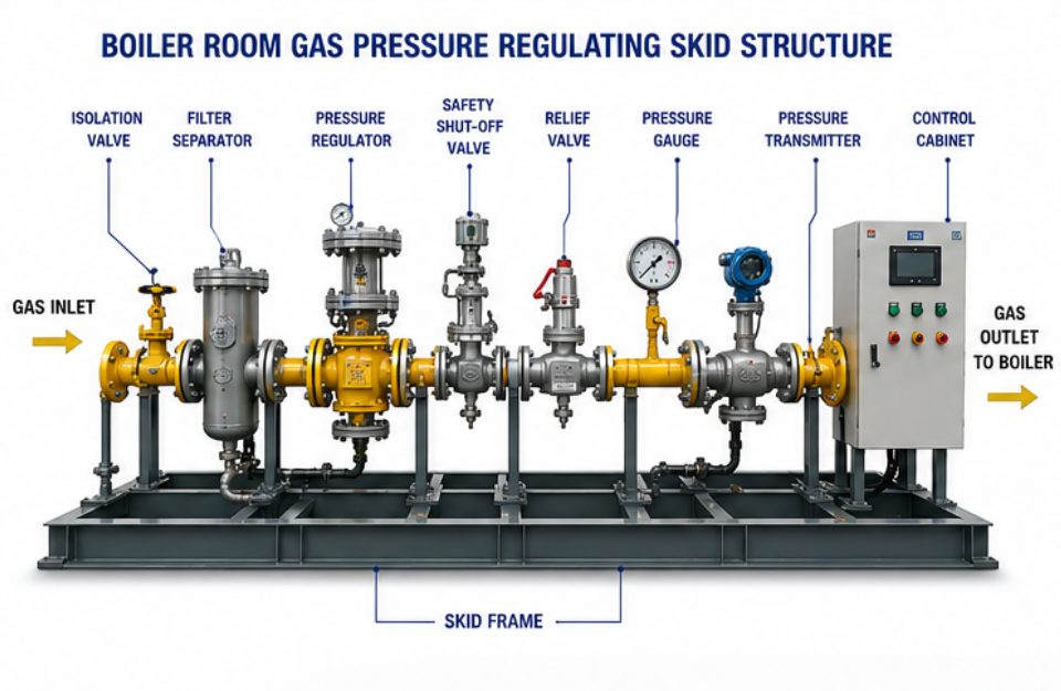 Gas Pressure Regulating Skid Manufacturer Gas Pressure Regulating Skid Manufacturer