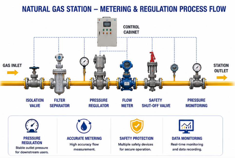 Natural Gas Metering Skid Natural Gas Metering Skid