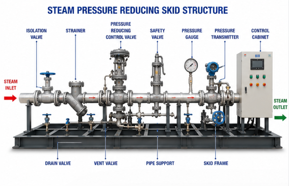 Steam Pressure Reducing System For Chemical Plant Steam Pressure Reducing System For Chemical Plant