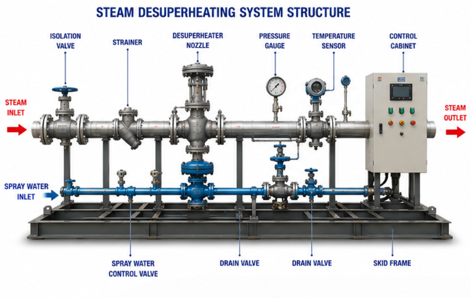Steam Desuperheater For Power Plant Steam Line Steam Desuperheater For Power Plant Steam Line