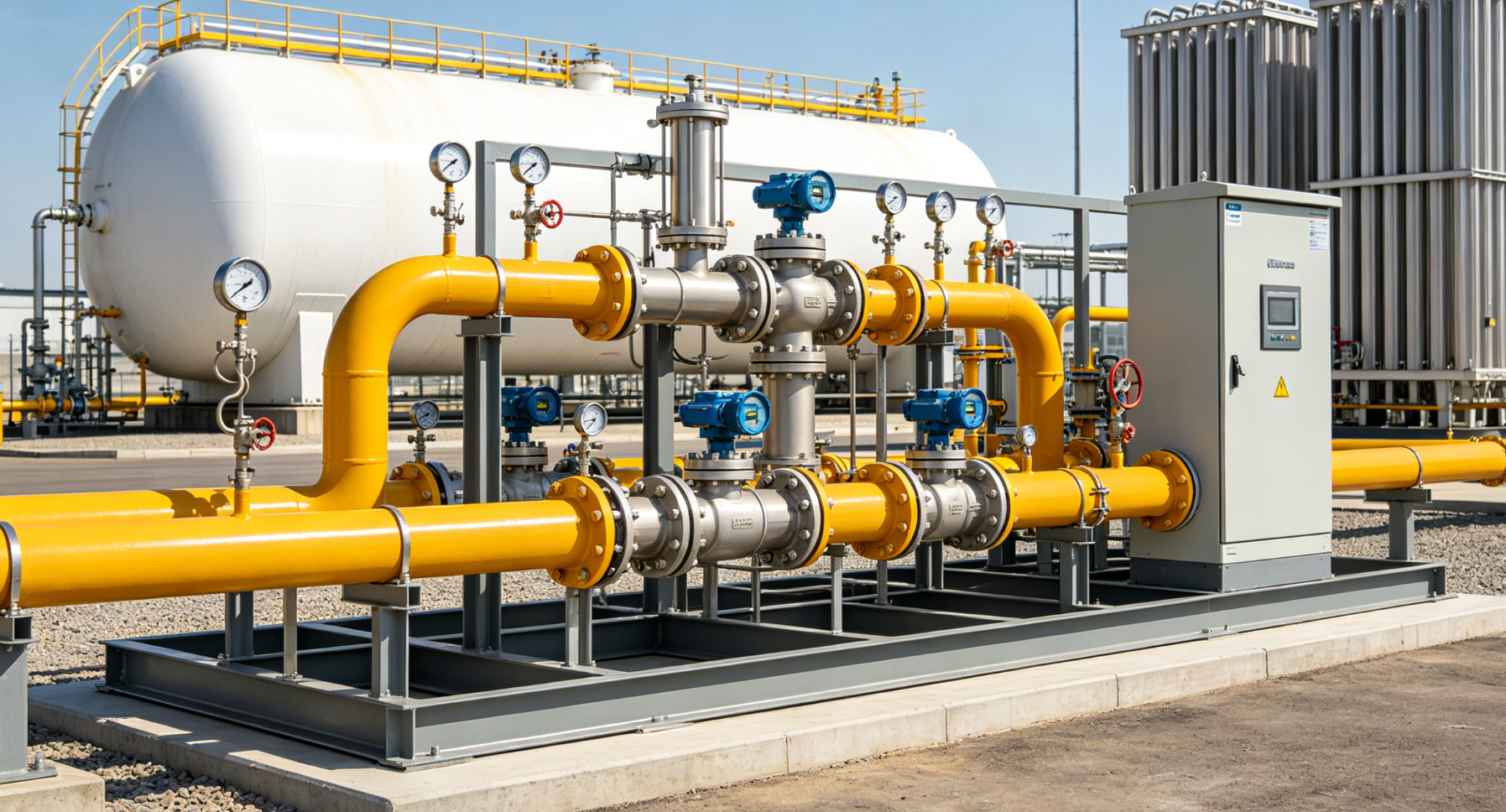 LNG Satellite Station Gas Regulating Skid LNG Satellite Station Gas Regulating Skid