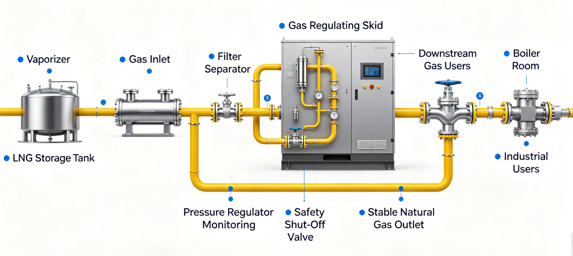 LNG Gas Pressure Regulating Skid LNG Gas Pressure Regulating Skid