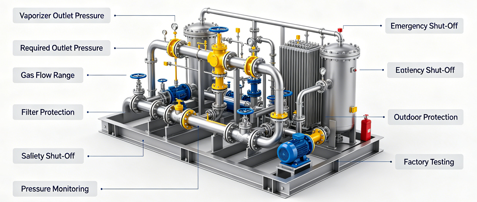 LNG Satellite Station Gas Regulating Skid LNG Satellite Station Gas Regulating Skid