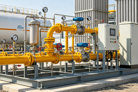 Gas Regulating Skid For LNG Satellite Stations