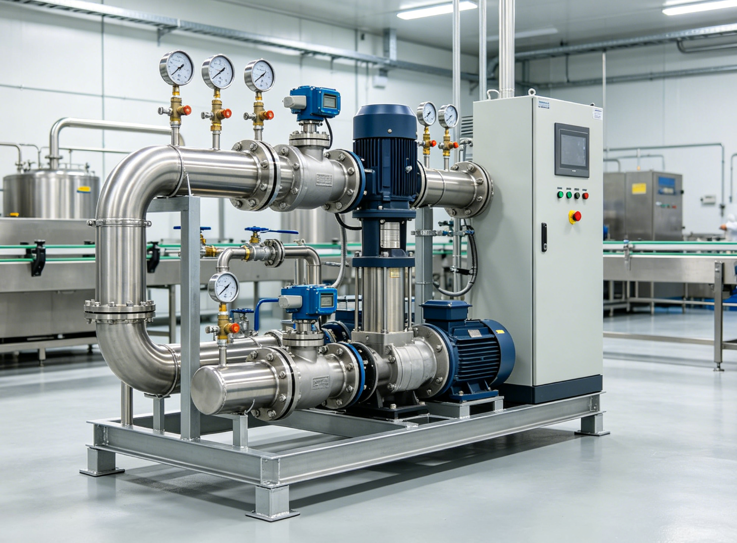 Food Processing Steam Pressure Reducing System