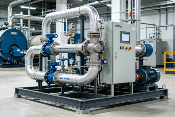 Steam PRDS System For Boiler Room Pressure And Temperature Control