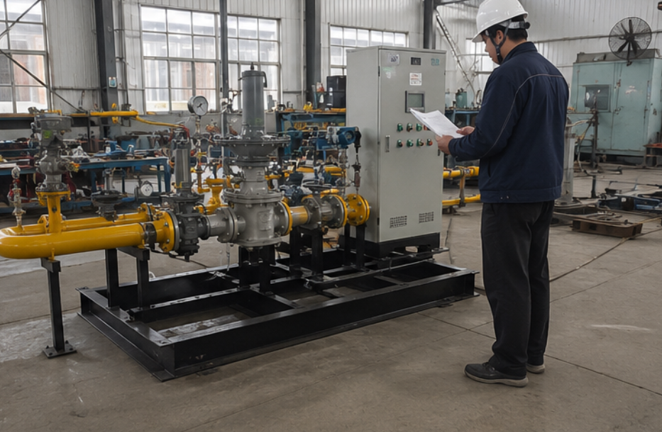 Natural Gas Pressure Regulating Skid Natural Gas Pressure Regulating Skid