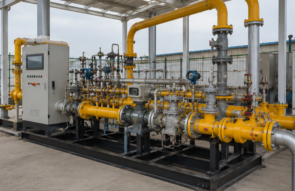 Gas Metering Skid For Gas Station Gas Metering Skid For Gas Station