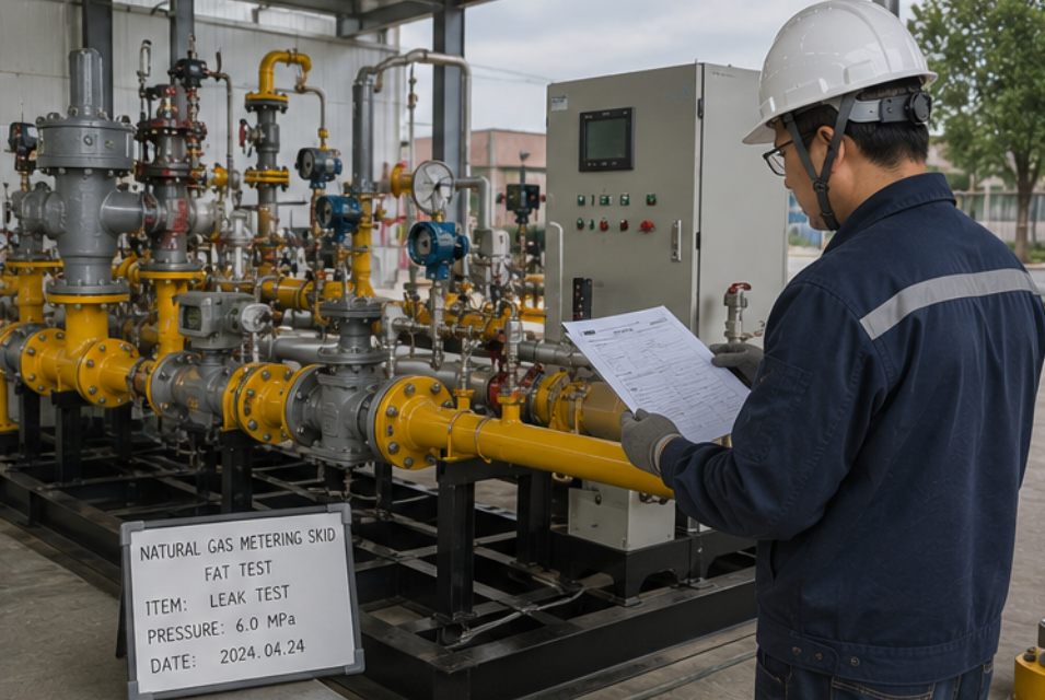 Natural Gas Metering Skid Natural Gas Metering Skid