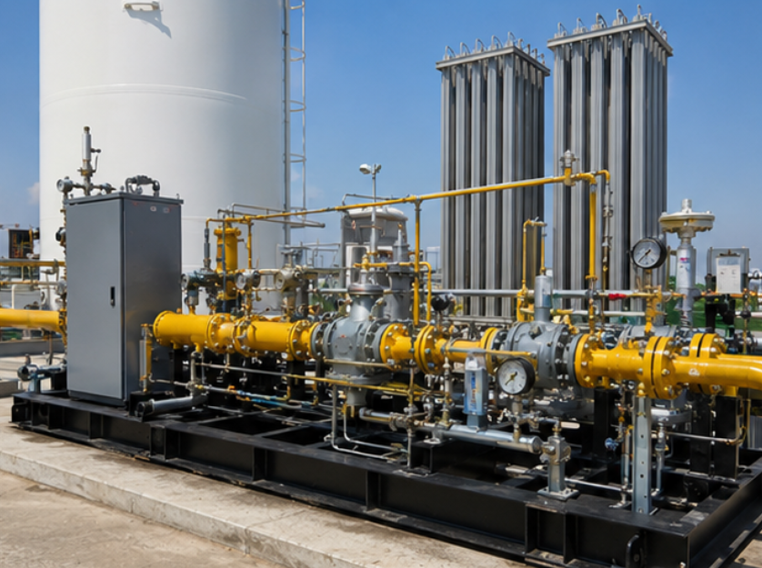 LNG Satellite Station Gas Regulating Skid