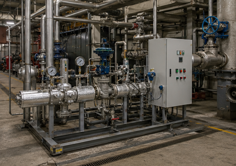 Boiler Room Steam Pressure Reducing Skid Boiler Room Steam Pressure Reducing Skid