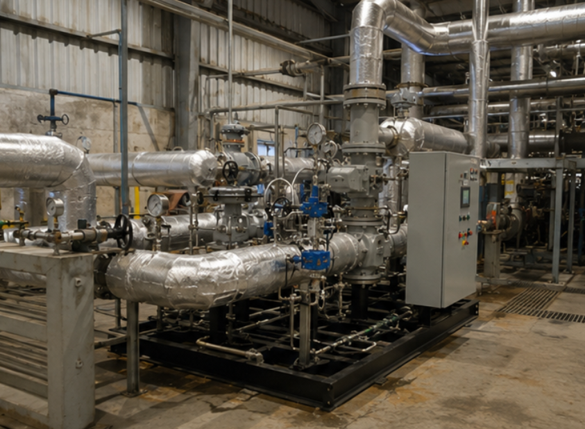 Steam Pressure Reducing And Desuperheating System