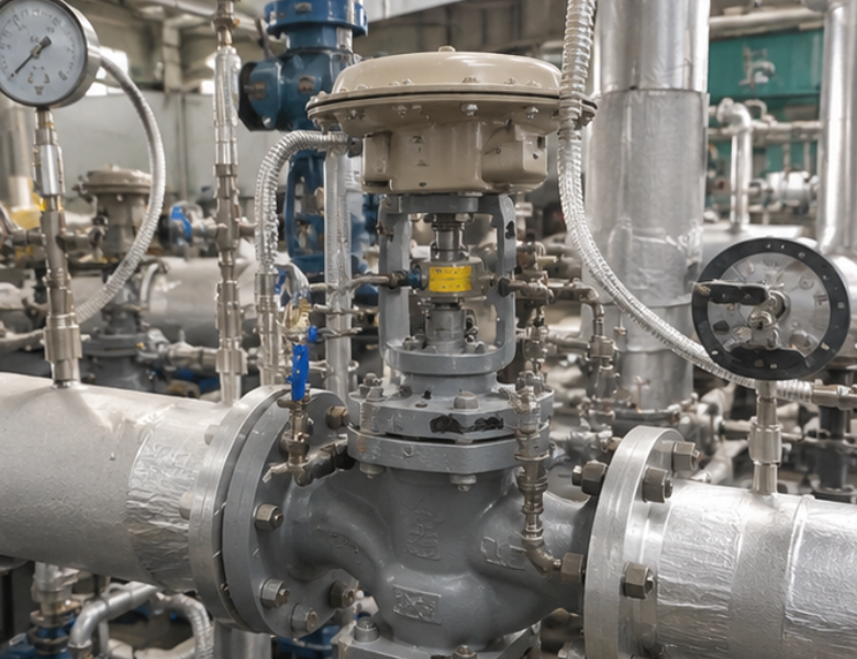 Steam Pressure Reducing And Desuperheating System