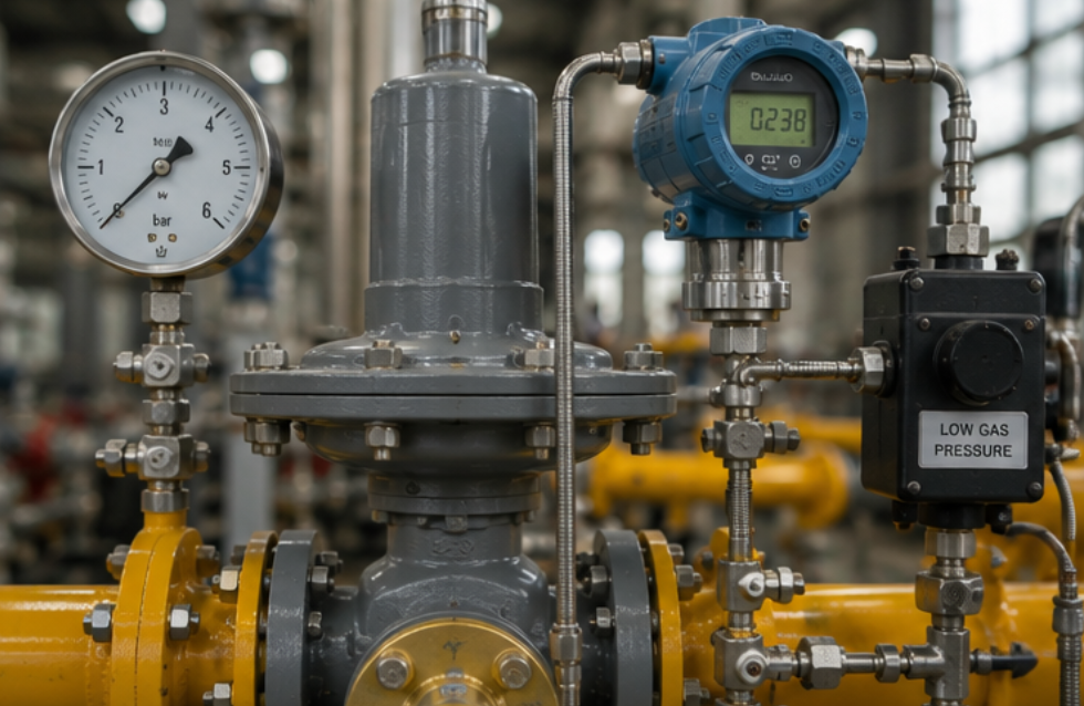 Industrial Burner Shutdown Gas Pressure