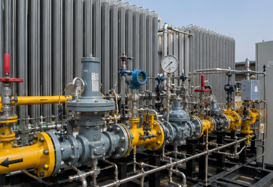LNG Satellite Station Gas Regulating Skid