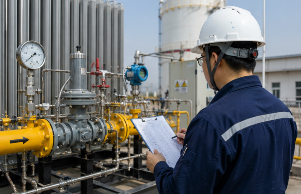 LNG Station Gas Pressure Fluctuation