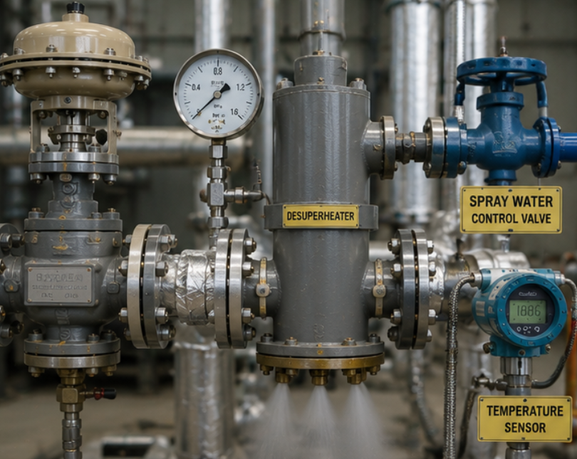 Steam Temperature Too High After Pressure Reduction Steam Temperature Too High After Pressure Reduction