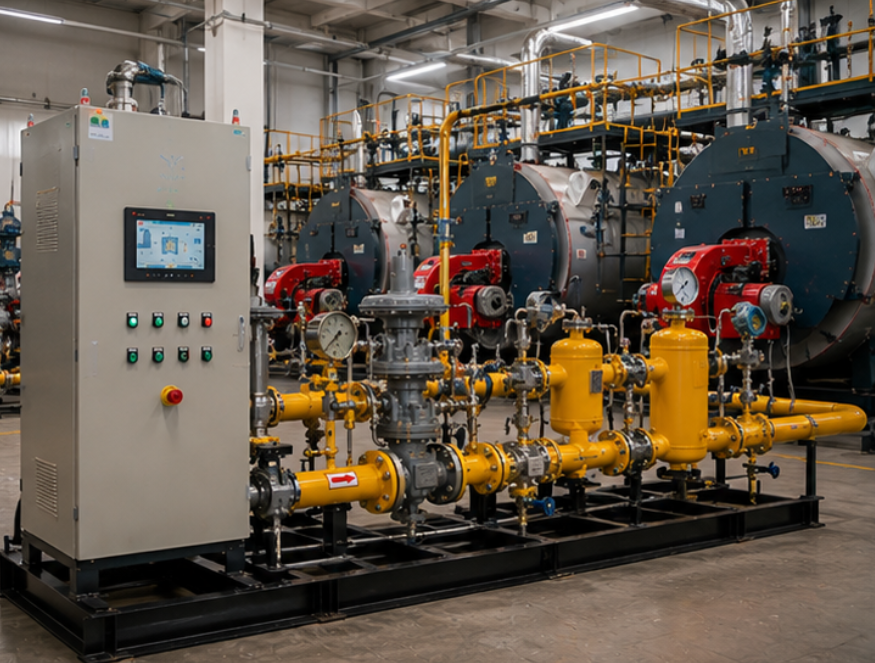 Boiler Room Gas Pressure Drop