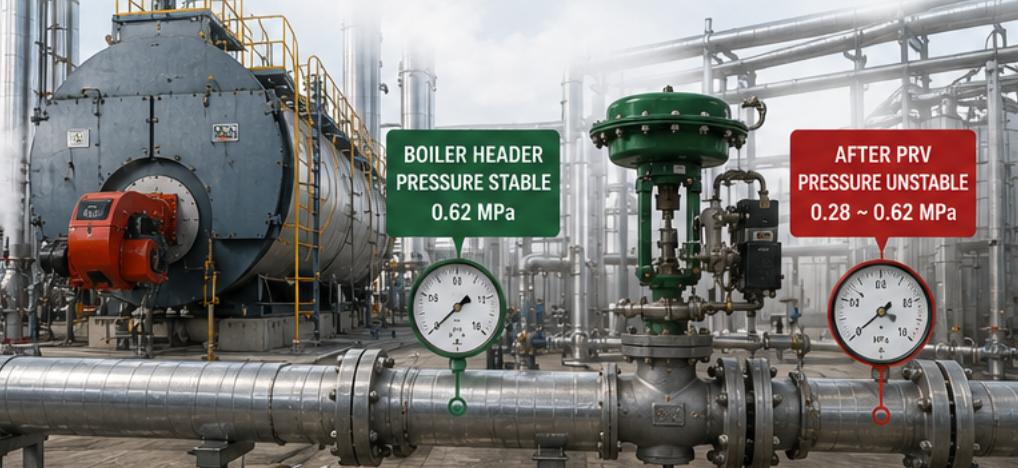 Steam Pressure Reducing Skid