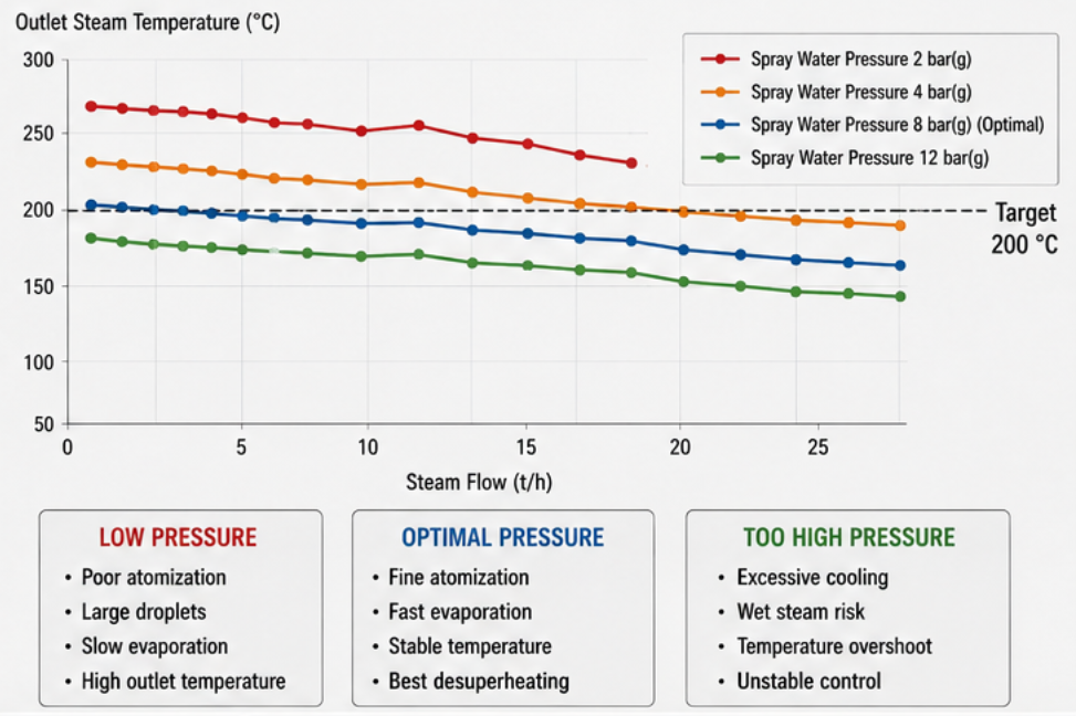 Steam Desuperheating Performance Steam Desuperheating Performance