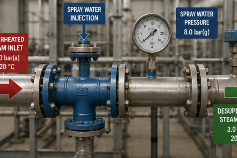 How Spray Water Pressure Affects Steam Desuperheating Performance