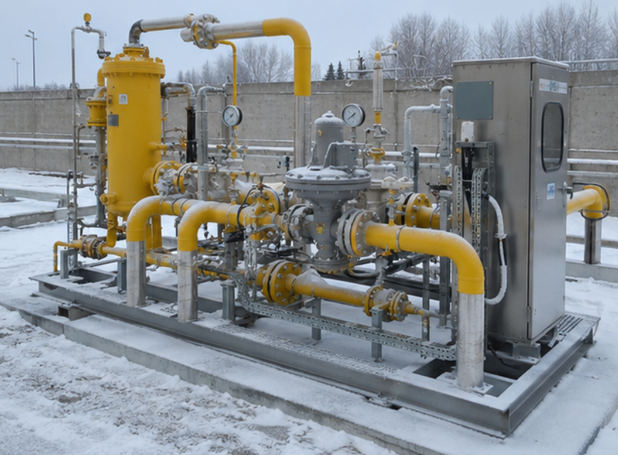 LNG Station Cold Weather Gas Supply