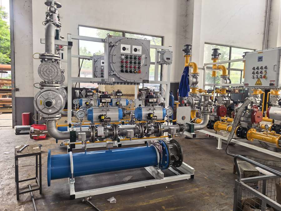 gas pressure regulating skid gas pressure regulating skid
