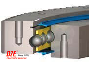 Double Row Ball Slewing Bearing-internal Toothed