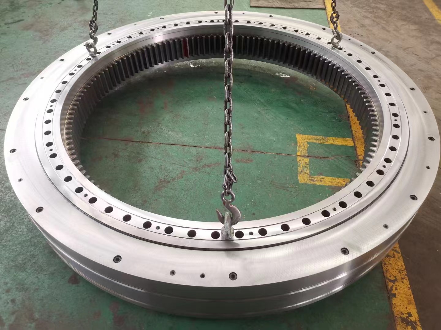 Double Row Ball Slewing Bearing-internal Toothed