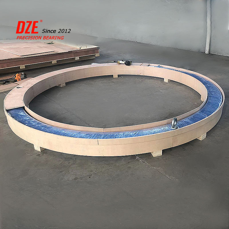 Super large gear slewing bearings exported to Europe