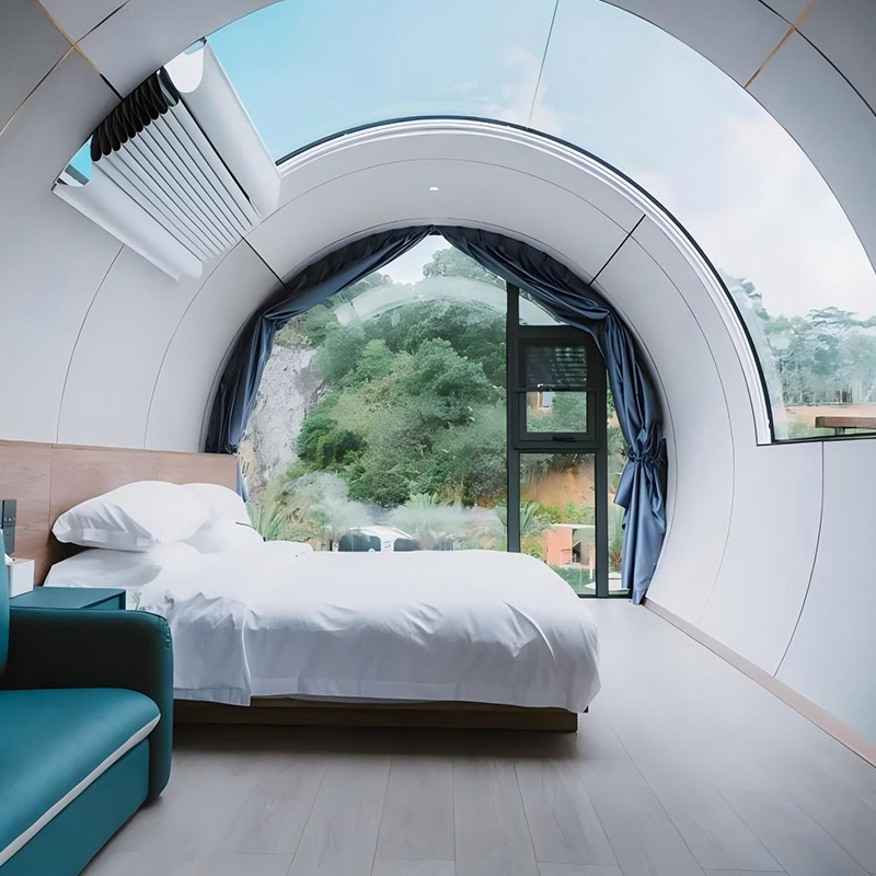 Wishvin space capsule house 05 Scenic rooms Mobile home Foreign trade integrated capsule hotel