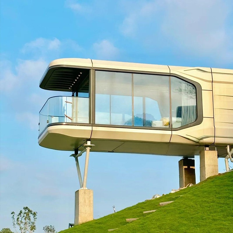 Tiny house E7 Mobile Steel Frame Foldable Container Cabin Hotel Apple Cabin