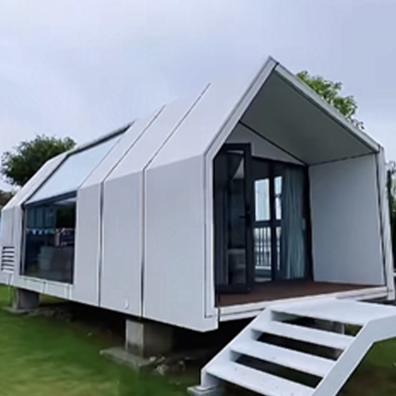 prefab house V3 Outdoor House With balconies Fully automated for comfort Folding Expandable Container