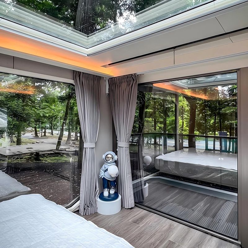 prefab house E5 Galvanized steel frame structure Villa resort