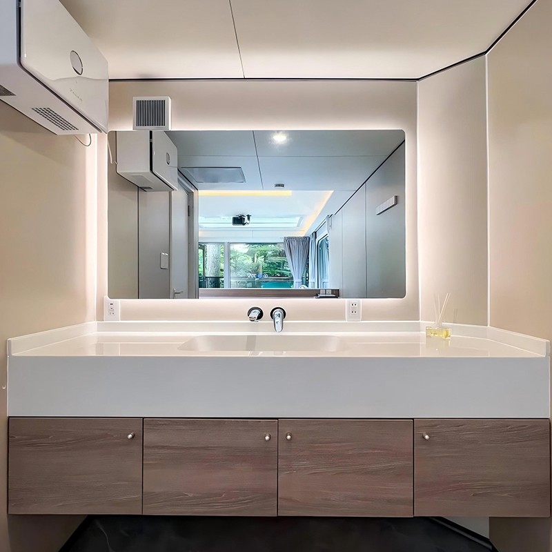 prefab house E5 Galvanized steel frame structure Villa resort