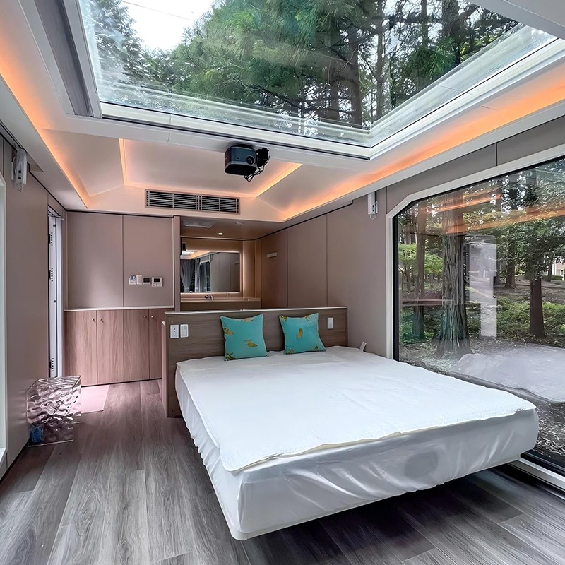 prefab house E5 Galvanized steel frame structure Villa resort