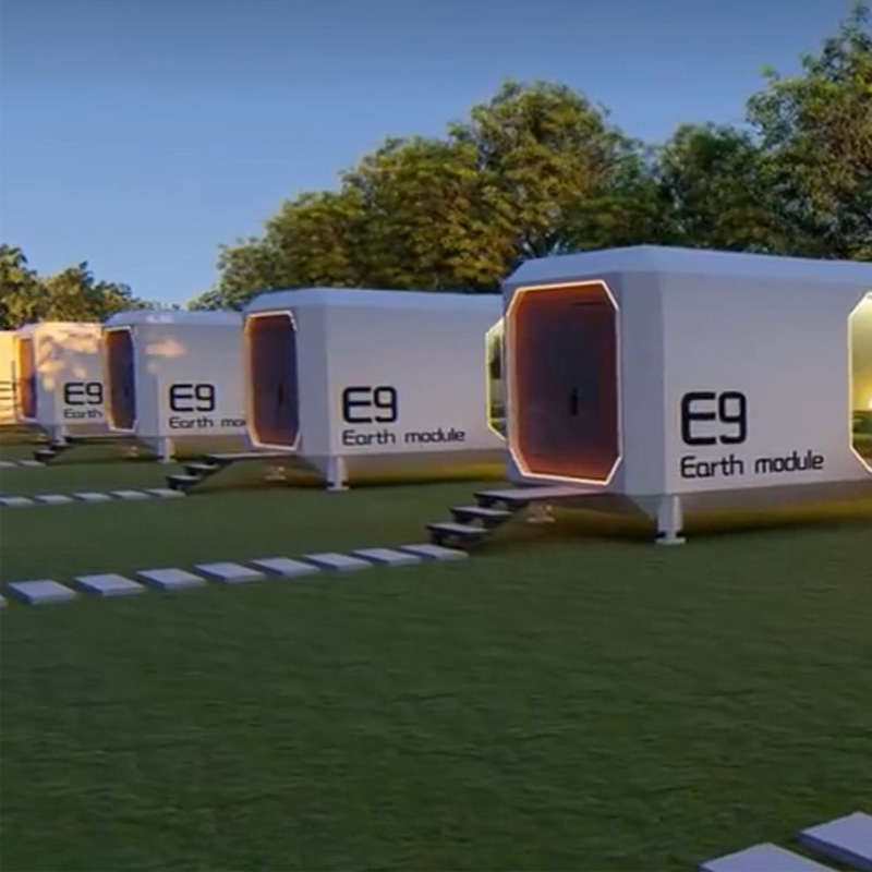 Tiny house E9 Outdoor guesthouse mobile units Light steel structure