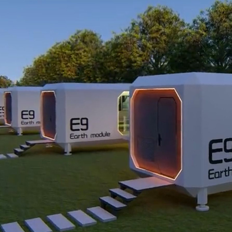 Tiny house E9 Outdoor guesthouse mobile units Light steel structure