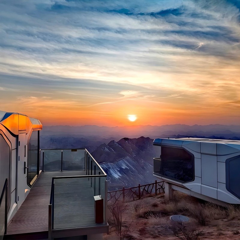 space capsule house X6 Container sunroom Apple warehouse Boutique hotel