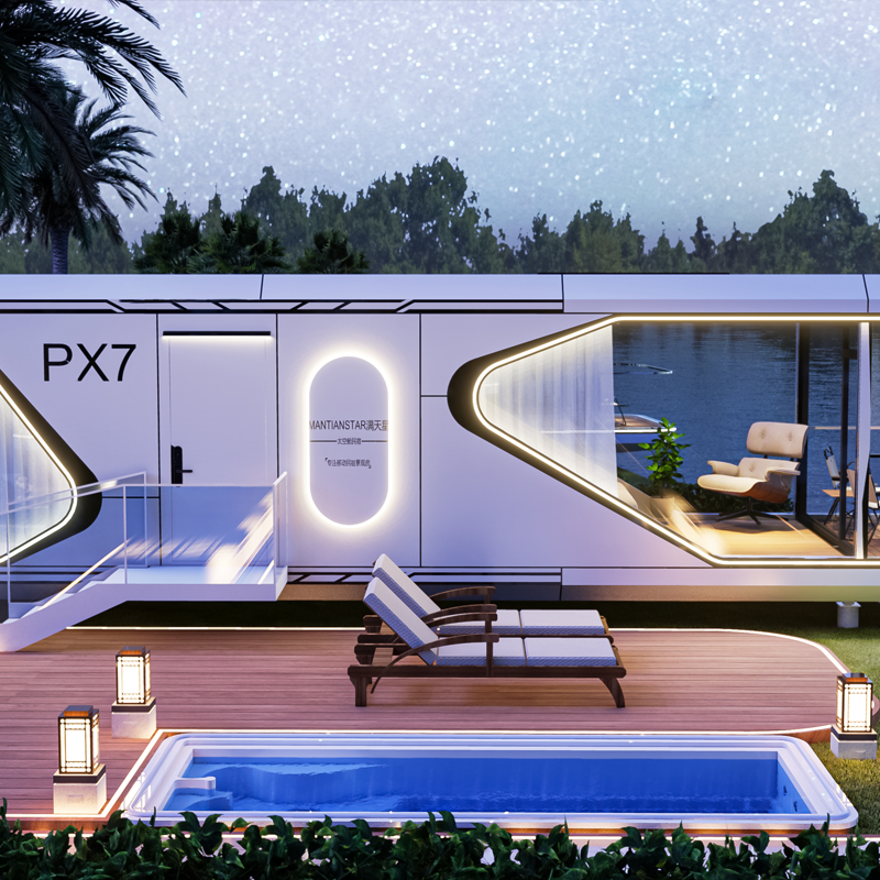space capsule house PX7 Campground apple warehouse Internet famous integrated house