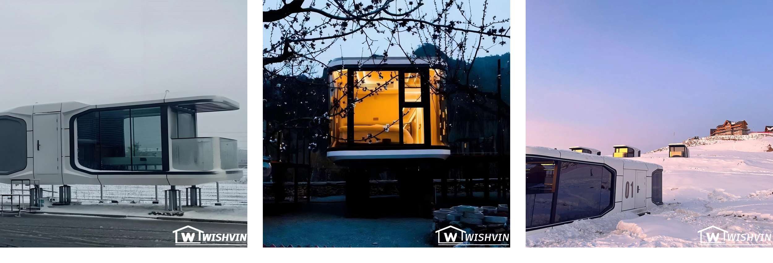 space capsule house as Boutique hotel