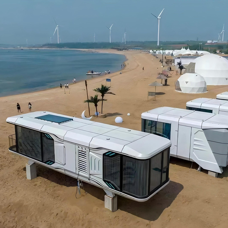 Wishvin Space Capsule House Projects in the Desert