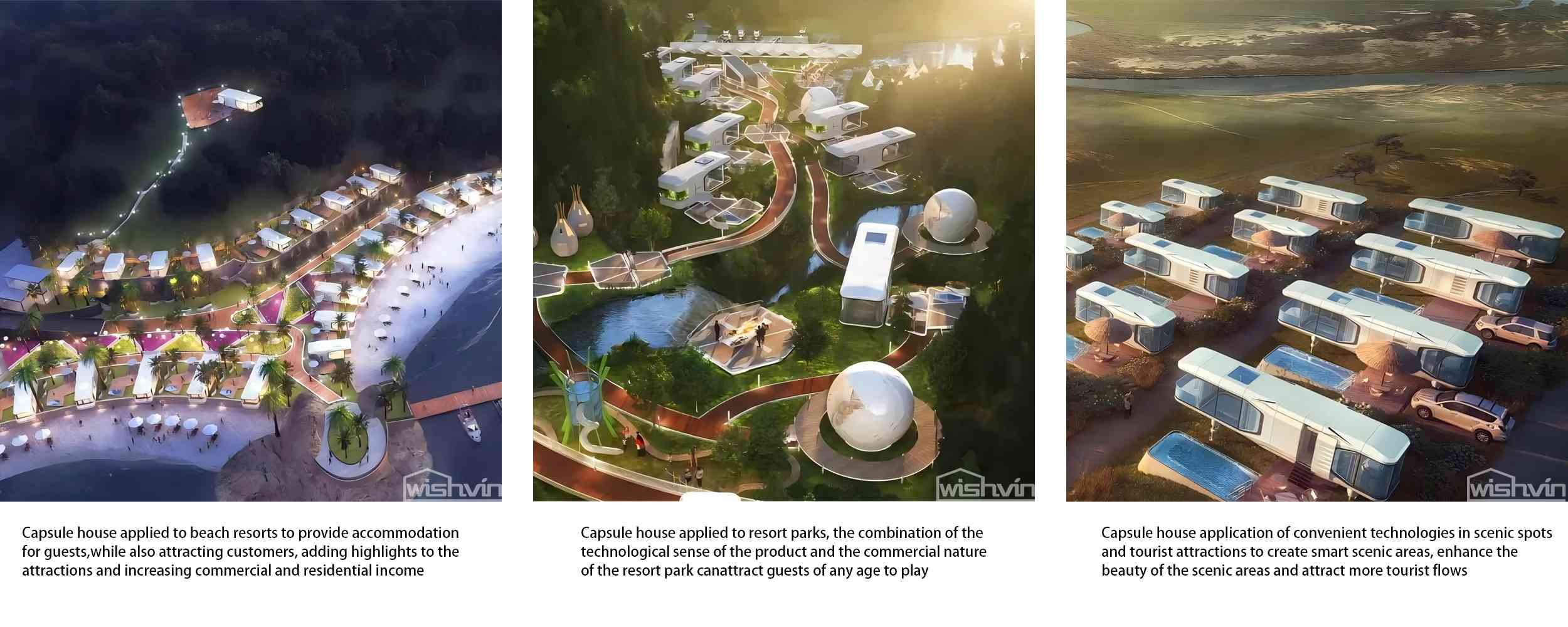 space capsule house by Gathering with friends