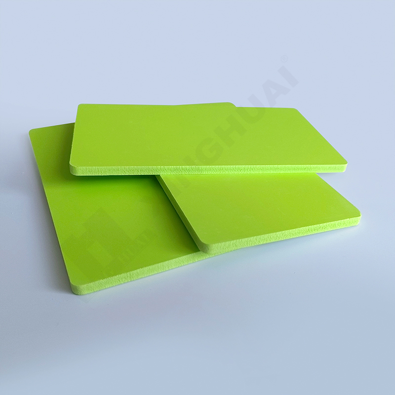 Pvc Foam Panel Yellow Brown Colour