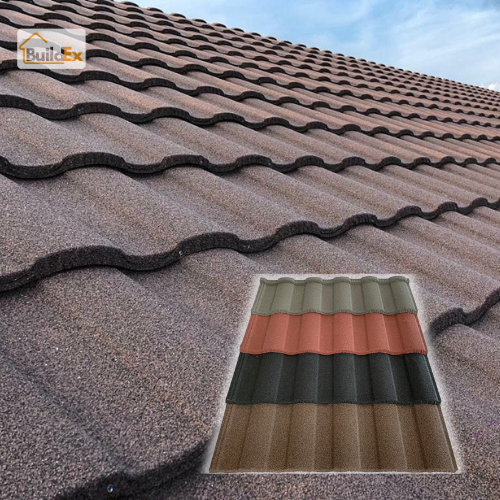 stone granule coated steel roof tile