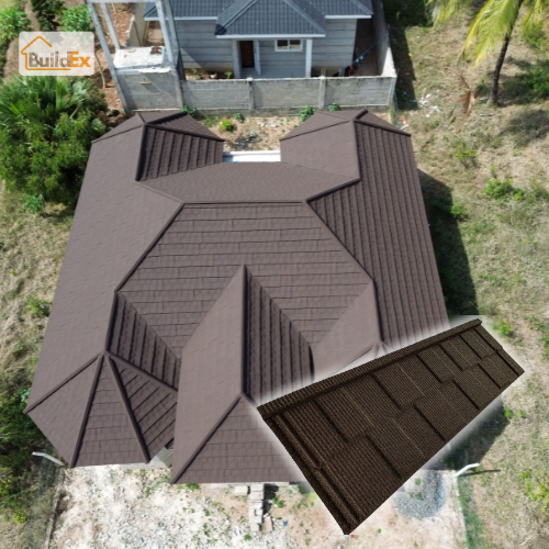 stone granule coated steel roof tile