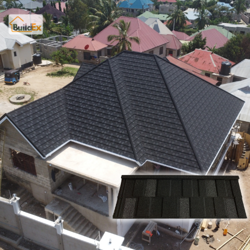 stone granule coated steel roof tile