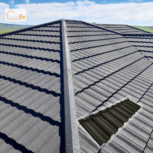 galvalume steel stone coated roof tile